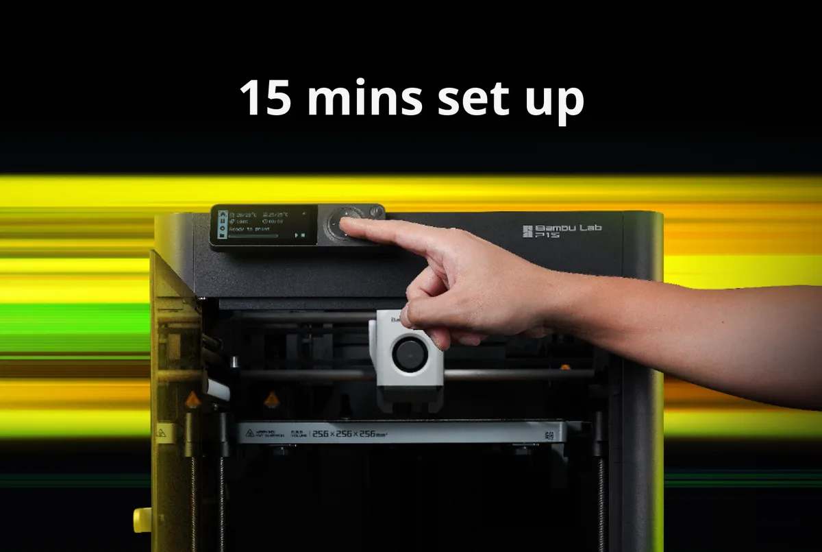 Bambu Lab P1S — 15 minute setup