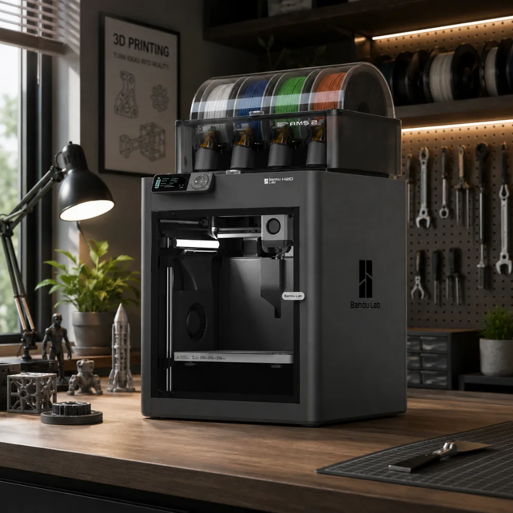 Bambu Lab P1S Combo V2 3D Printer photo 3
