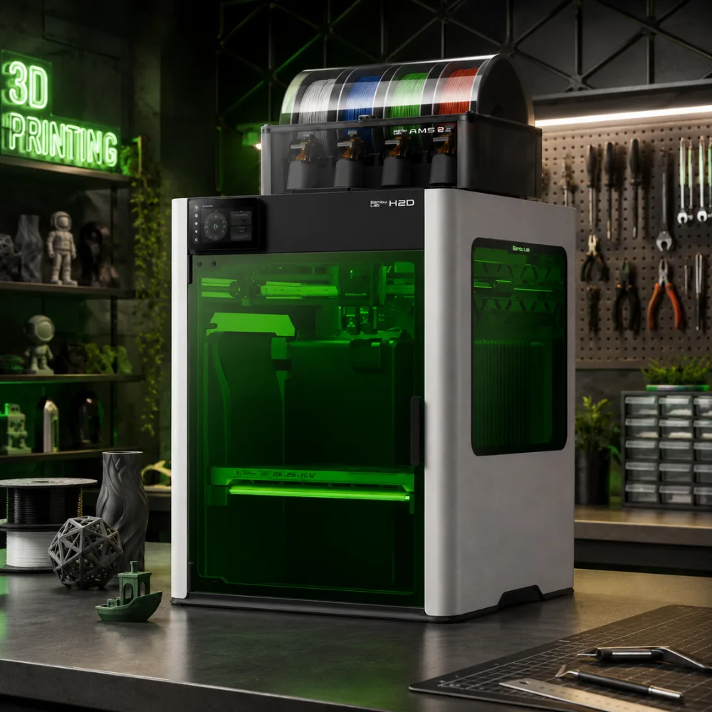 Bambu Lab H2D Laser 40 W Full Combo 3D Printer photo 3