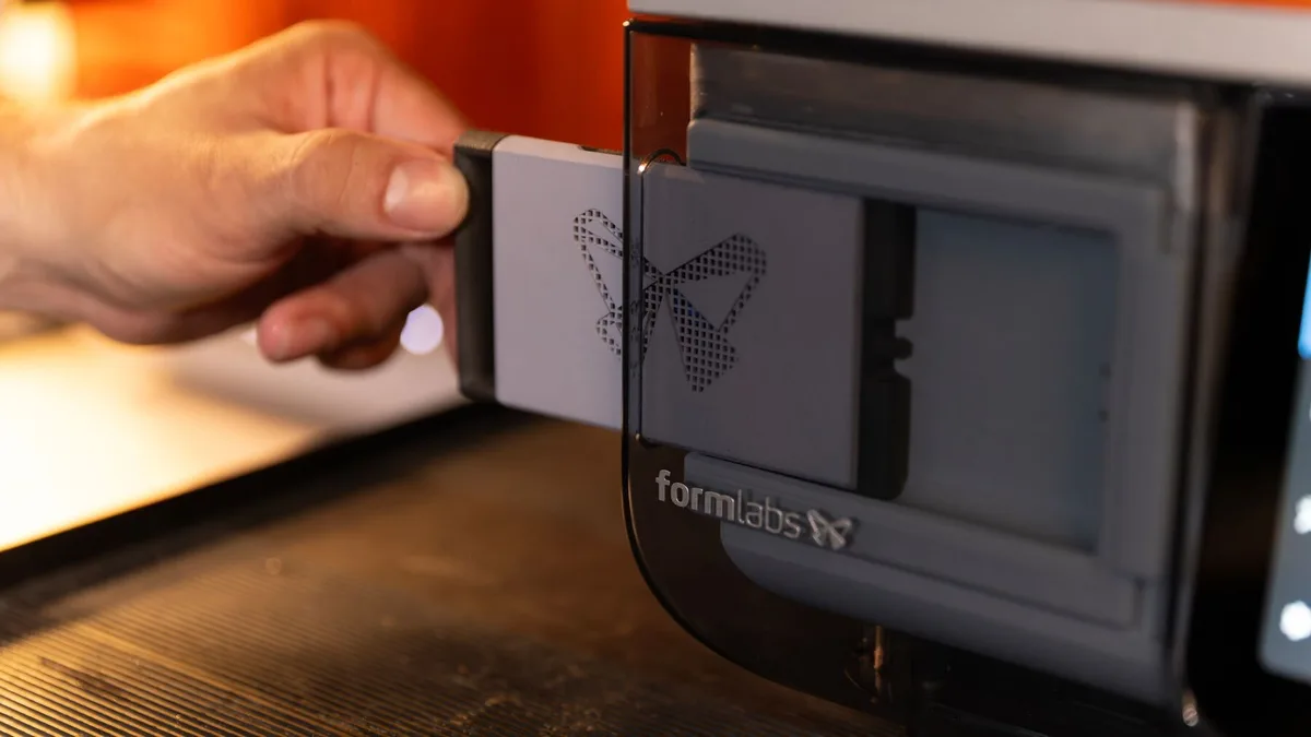 Flexing the Build Platform Flex to release a printed part