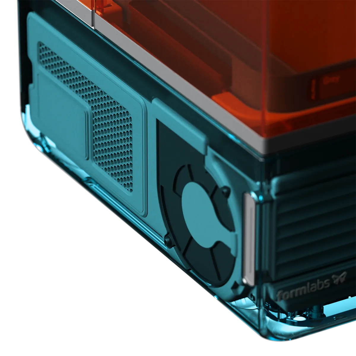 Formlabs Form Studio 1 Teal – rear vent detail