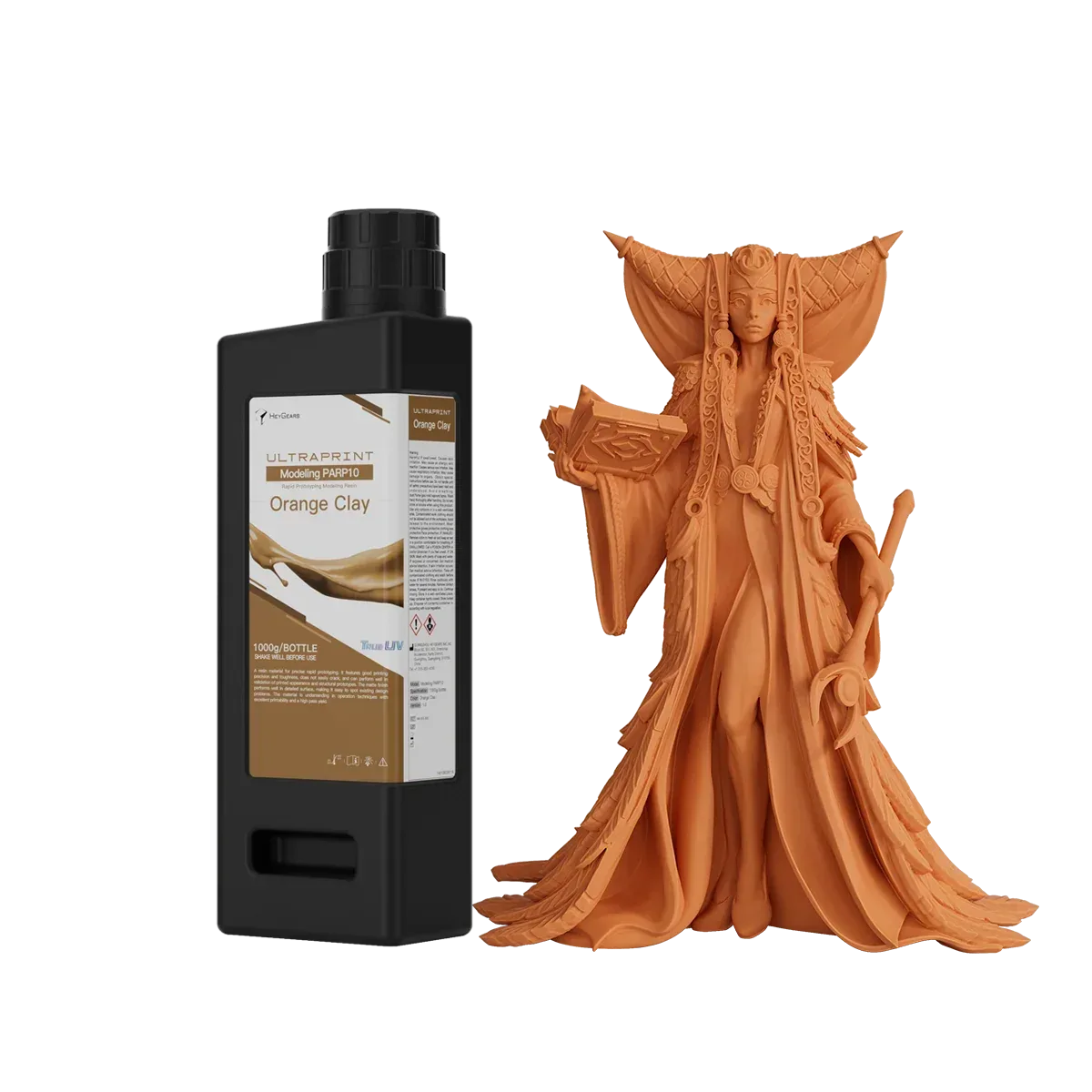 เรซินต้นแบบเร่งด่วน PARP10 สี Orange Clay จาก HeyGears