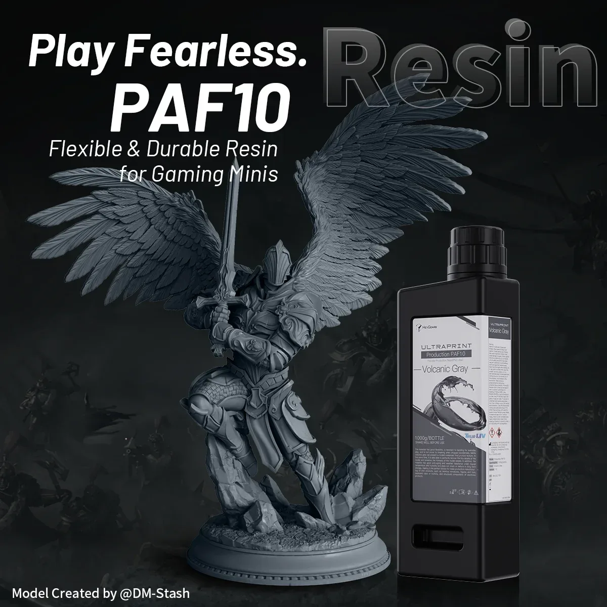 HeyGears PAF10 PVC 유사 유연 프로덕션 레진