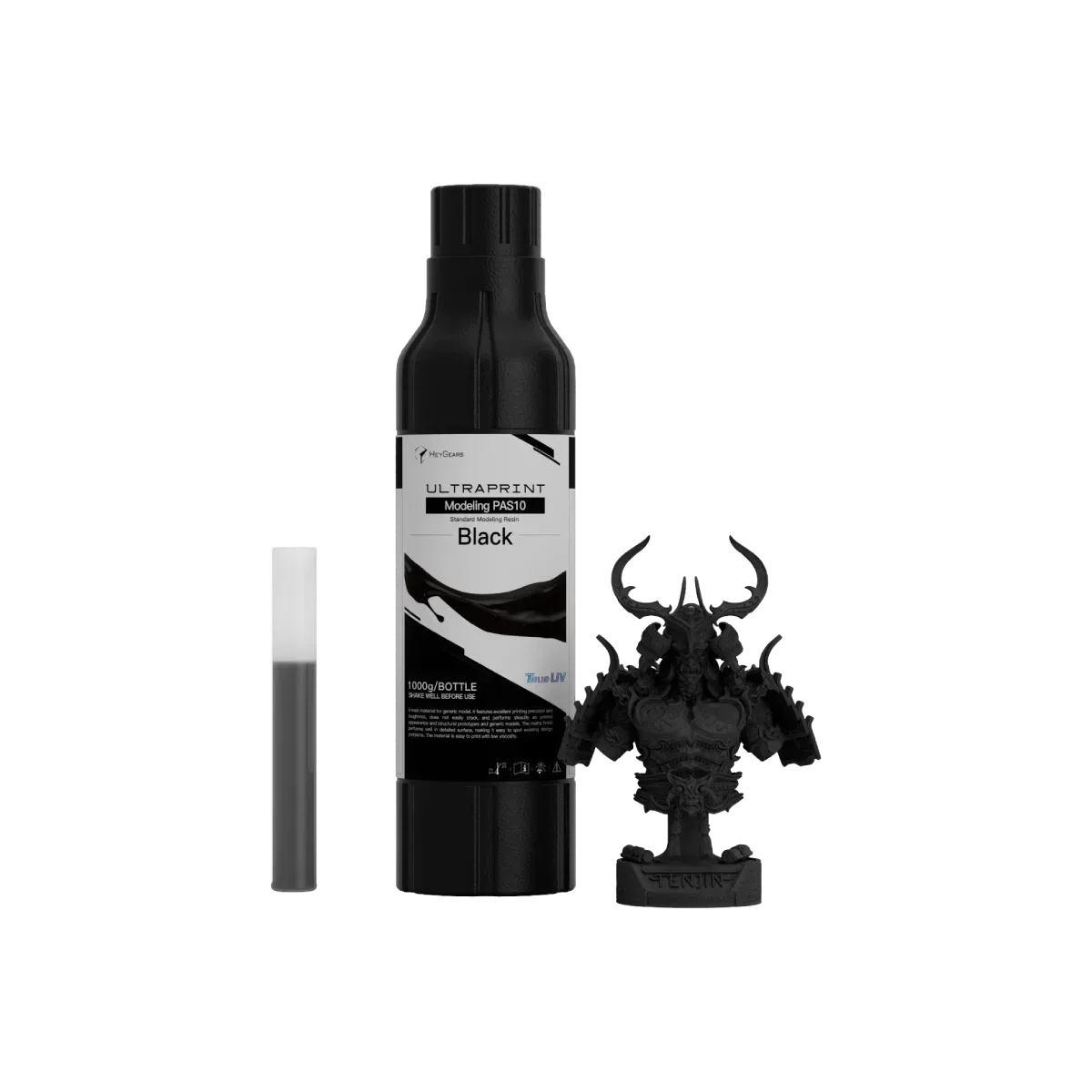 HeyGears UltraPrint-Modeling PAS10 블랙 표준 레진 보틀