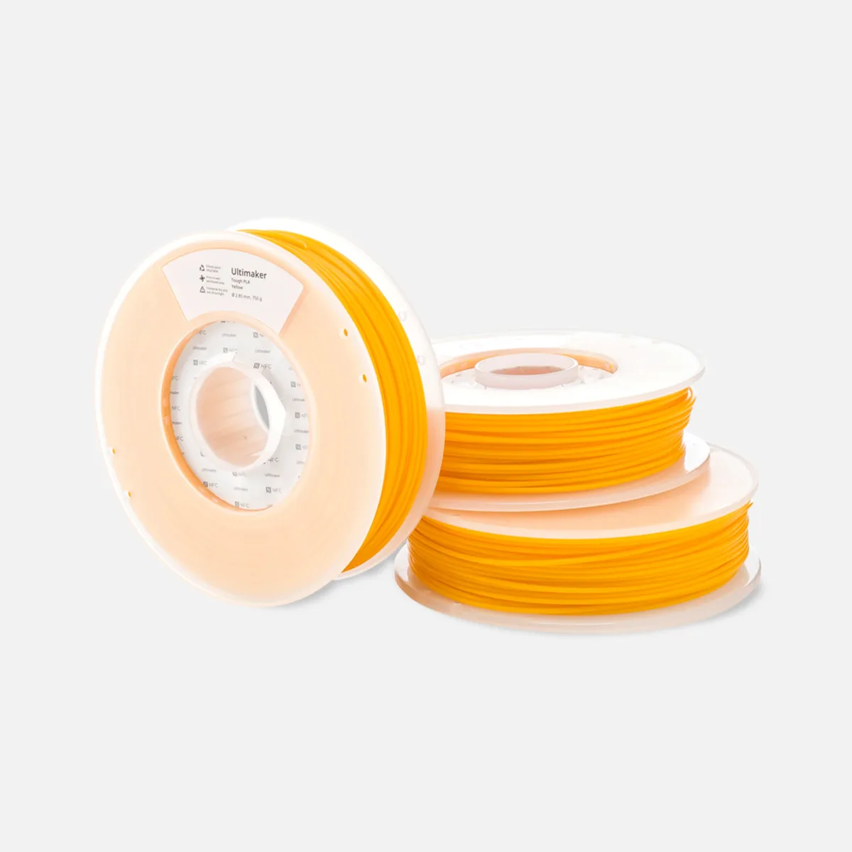 Ultimaker Tough PLA Filament Yellow 2.85mm 750g