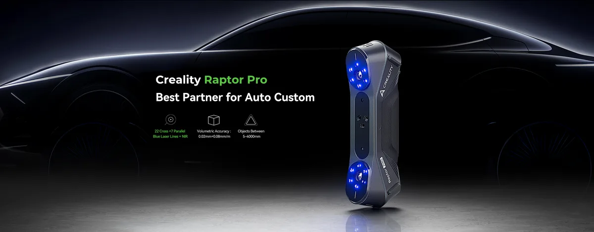 Creality Raptor Pro scanning application